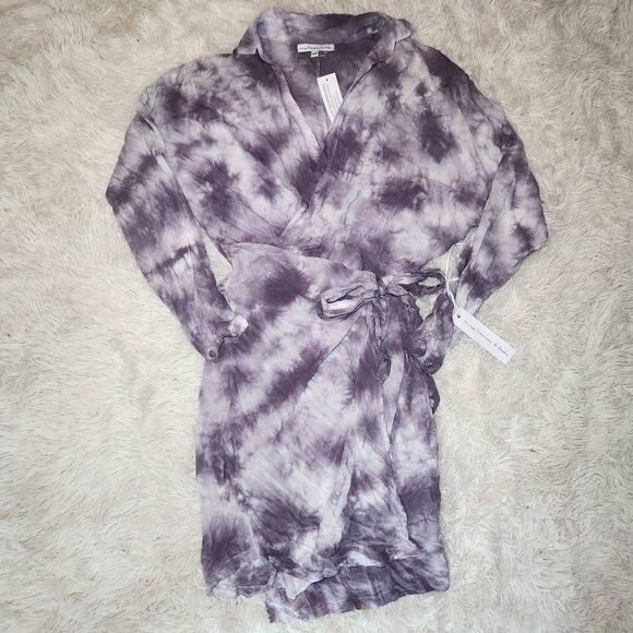 Young Fabulous & Broke Raine Tie Dye Wrap Dress - Picture 3 of 12